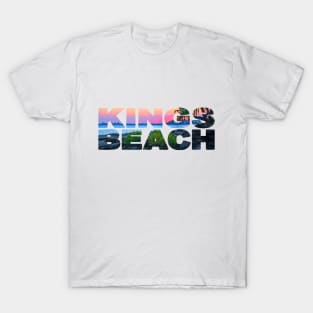 KINGS BEACH - Sunshine Coast Sunset over Glass House T-Shirt